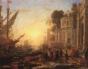 Claude Lorrain The Disembarkation of Cleopatra at Tarsus oil painting artist